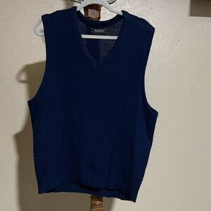 Jantzen Deep Blue Sleeveless Sweater